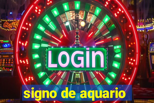 signo de aquario